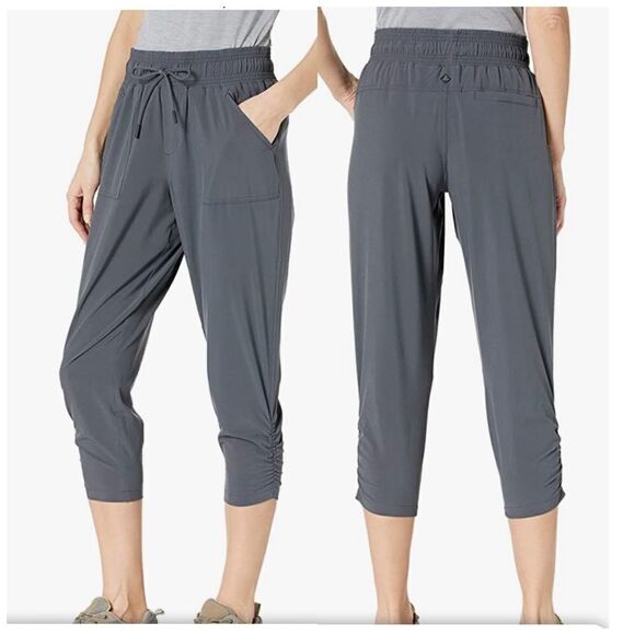prAna Women's Midtown midrise Capri‎ in Coal sz M - Picture 1 of 9
